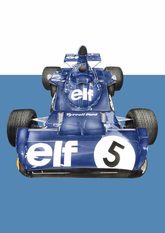 1973 Tyrrell 006 Jackie Stewart Blue Horizon