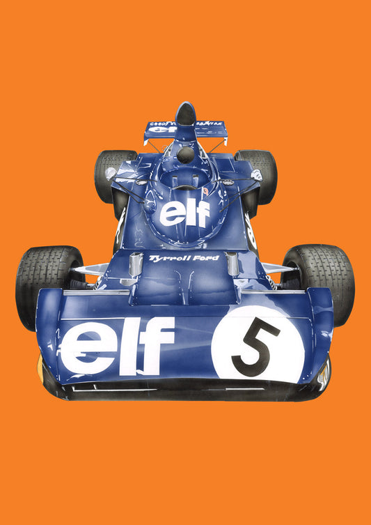 1973 Tyrrell 006 Jackie Stewart Orange