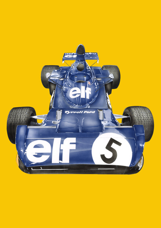 1973 Tyrrell 006 Jackie Stewart Yellow